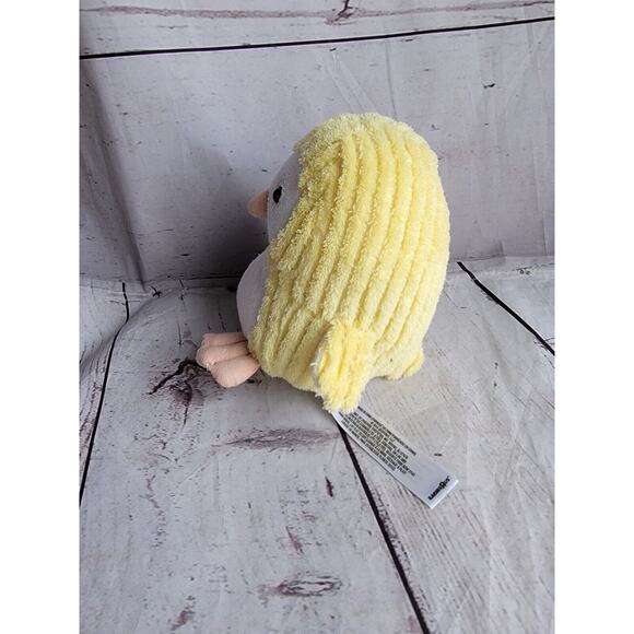 Babies R Us Yellow White Penguin Rattle Plush Baby Infant Toy Lovey 5" RARE - Picture 4 of 9